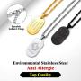 Richsteel 12 Constellations Dog Tag Pendant Necklace for Men Women Stainless Steel/18K Gold Plated Astrology Jewelry Zodiac Charm with Chain