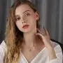 ESUE Fashion Dolphin Mermaid Jewelry for Girls Synthetic Crystal Mermaid Necklace for Women