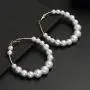 Gold Pearl Hoop Earrings for Women Fashion Lightweight Pearl Earrings Drop Dangle Earrings for Girls Jewelry Gifts Gold Pearl Hoop Earrings for Women Fashion Lightweight Pearl Earrings Drop Dangle Earrings for Girls Jewelry Gifts