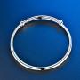 GUIJI Bracelet 999 Fine Jewellery Sterling Silver Bangles Size Adjustable Lady Women Jewelry Box