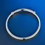 GUIJI Bracelet 999 Fine Jewellery Sterling Silver Bangles Size Adjustable Lady Women Jewelry Box