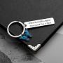 Butterfly Gift Butterfly Memorial Keychain Butterfly Lover Gift Loss of Love One Gift When Butterflies Appear Your Loved One is Near