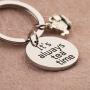 BAUNA Tea Keychain Tea Lovers Gift Its Always Tea time Alice in Wonderland Mad Hatter Quote Inspired Gift with Teapot Charm