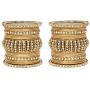 Ratna creation SANARA Indian Bollywood Antique Gold Plated Women Traditional Bridal Wedding Wear Arrangment Bangles Set Jewelry