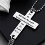 G-Ahora Guardian Angel Cross Car Mirror Accessories Ornaments Car Pendant Home Vehicle Interior Accessories(Order His Angels RMH)