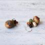 NOVICA Multi-Gem Jasper Cultured Freshwater Pearl .925 Silver Cluster Earrings Exotic Cluster