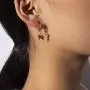 Konpicca Butterfly Hoop Earrings Elegant Animal Dangle Charm Earrings Butterfly Huggie Drop Earrings for Women Girls