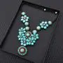MAYTRY High-end Designer Design Bohemian Turquoise Necklace, Handmade Imported Wax Thread, Retro Fashion and Generous MAYTRY High-end Designer Design Bohemian Turquoise Necklace, Handmade Imported Wax Thread, Retro Fashion and Generous