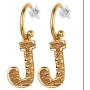 Initial Dangle Earrings Women 18K Gold Plated Personalized Alphabet 26 Letters Charm Hypoallergenic Earrings Jewelry Fashion Gift for Women Girls, Send Gift Box