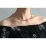 Fashion Must-have Stainless Steel Gold Plated Metal Plain Cuff Chocker Collar Necklace for Women