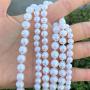 Natural A+ Quality Round White Cultured Freshwater Pearl Necklace Jewelry for Women Girls Anniversary Birthday Mother Christmas Gifts