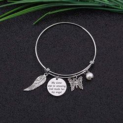 CYTING Sister Memorial Bracelet My Sister Was So Amazing God Made Her My Angel In Memory Of Sister Remembrance Jewelry Loss Of Sister Sympathy Gift