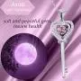 XVX Beating Heart Key Necklace 925 Sterling Silver with White Gold Plated Cubic Zirconia Dancing Birthstone Pendant Forever Love Necklaces Jewelry Gifts for Women Girl XVX Beating Heart Key Necklace 925 Sterling Silver with White Gold Plated Cubic Zirconia Dancing Birthstone Pendant Forever Love Necklaces Jewelry Gifts for Women Girl