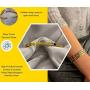 Bangle Bracelet Love Bee Loved for Women and Teens Honeycomb Rhombic Pattern Gold Plated Zirconia Cubic Gems Gift Bee My Love Trendy 2021 Stacking Bracelets