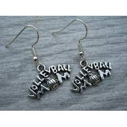 Sportybella Volleyball Mom Earrings -Volleyball Mom Jewelry for Volleyball Player Moms