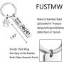 FUSTMW Dog Owner Keychain Boston Terriers,Boxer,Dachshund,Jewelry Golden Receiver,Pitbull Dog Lover Gifts Pet Rescue Gift