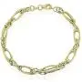 14k Gold Italian Lightweight Chain Oval Double Link Bracelet 14k Gold Italian Lightweight Chain Oval Double Link Bracelet