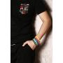 MPRAINBOW 5 Pcs Silicone Rubber Blood THINNER Medical Alert ID Wristband Emergency Bracelet,5 Colors