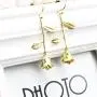 Romantic Rose Flower Dangle Hook Earrings for Women and Girl Romantic Rose Flower Dangle Hook Earrings for Women and Girl