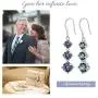 Aurora Tears Mystic Topaz Rainbow Jewelry Sets Women 925 Sterling Silver Crystal Necklaces/Earrings Set Wedding DS0043M
