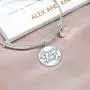 Alex and ANI Disney Parks Disney Princess Happily Ever After Bangle - Inspirational Quote - Charm Bracelet Jewelry Gift (Silver Finish)