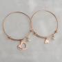 KUIYAI Mother Daughter Necklace Set of 2 Matching Heart Mom and Me Jewelry