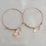 KUIYAI Mother Daughter Necklace Set of 2 Matching Heart Mom and Me Jewelry