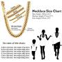U7 Men Stainless Steel Franco Chain Curb Link Hip Hop Chunky Necklace Costume Jewelry 6MM 9MM 12MM Thick, Length 18-36 Inch, Silver Black Gold Color,Gift Packed
