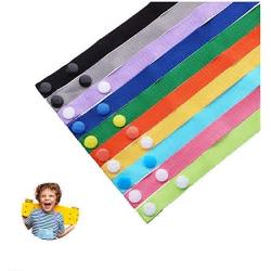 Biokia 10 Pcs Face Mask Lanyard for Adults Kids Colorful Lanyard Strap Holder with Snap Button for Face Bandanas Anti-Loose for Unisex and Kids…