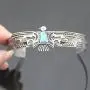 Q&Q Fashion Vintage Tribal Southwest Turkey Eagle Blue Stone Aztec Cowgirl Bracelet Bangle Cuff Q&Q Fashion Vintage Tribal Southwest Turkey Eagle Blue Stone Aztec Cowgirl Bracelet Bangle Cuff
