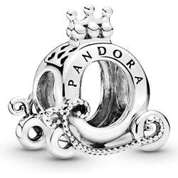 Pandora Jewelry Polished Crown O Carriage Sterling Silver Charm