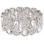 EVER FAITH Womens Austrian Crystal Teardrop 8-Shaped Knot Elastic Stretch Bracelet Clear EVER FAITH Womens Austrian Crystal Teardrop 8-Shaped Knot Elastic Stretch Bracelet Clear
