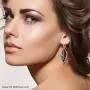Shop LC 925 Sterling Silver Coral Stylish Unique Fashion Costume Dangle Drop Earrings Prom Jewelry Mothers Day Gifts Women