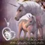 FREECO Unicorn Necklace Gifts for Women Girl - Sterling Silver Cute Unicorn in Heart Pendant Necklace Jewelry,Rolo Chain 18 Inches (Mother Daughter Unicorn Necklace) FREECO Unicorn Necklace Gifts for Women Girl - Sterling Silver Cute Unicorn in Heart Pendant Necklace Jewelry,Rolo Chain 18 Inches (Mother Daughter Unicorn Necklace)