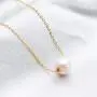 18K Gold White Pearl Pendant Necklace 9.5-10mm Freshwater Cultured Single Pearl Necklace Gifts for Women Wife Mom Girls Valentines Day - White Gold/Yellow Gold 18K Gold White Pearl Pendant Necklace 9.5-10mm Freshwater Cultured Single Pearl Necklace Gifts for Women Wife Mom Girls Valentines Day - White Gold/Yellow Gold