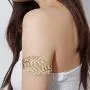 Finrezio 3Pcs Upper Arm Bracelet Cuff Victorian Filigree Swirl Gypsy Boho Gold Plated Bangle Bracelet Open Armlet Leaf Armband Jewelry Set Finrezio 3Pcs Upper Arm Bracelet Cuff Victorian Filigree Swirl Gypsy Boho Gold Plated Bangle Bracelet Open Armlet Leaf Armband Jewelry Set