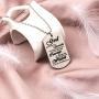 Religious Jewelry God Grant Me The Serenity Prayer Quote Dog Tag Keyring Christian Gift Inspirational Bracelet