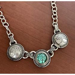 Snap Jewelry Mini 12mm Designer Necklace Length 18'' Holds Triple - 3 Mini Snaps My Prime Gifts