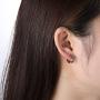 TGNEL Titanium Small Circle Huggie Hoop Earrings for Men Hypoallergenic Piercing Body Jewelry for Sensitive Ear