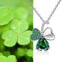 ST Patricks Day Claddagh Shamrock Mardi Gras Necklace and Earrings 925 Sterling Silver Prom Heart Irish Clover Prom Fleur De Lis Jewelry Dainty Fashion Crystal Dangle Piercing Stud Pendant Choker