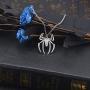 RTY Lightweight Stainless Steel Spider Pendant Necklace Charm Spider Man Clavicle Necklace Boy Cosplay Accessories