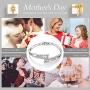 Menton Ezil Love Encounter Crystals Bangle Bracelets White Gold Plated Adjustable Hinged Jewelry
