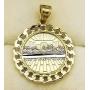AMZ Jewelry 10K Yellow Gold Last Supper Pendant Last Supper Medal