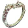 Unique Animal Giraffe Bracelet Bangle Cuff Clear Austrian Crystal
