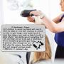 WSNANG Hairdressers Prayer Wallet Card Hair Stylist Gift Hair Cutter Barber Gift Inspirational Hairdresser Jewelry Gift for Hair Stylists