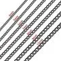 M MOOHAM 5MM 7MM 8MM 9MM 10MM 12MM Black Silver Gold Plated Stainless Steel Cuban Link Chain Necklace for Men Women 16-36 Inch