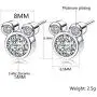 ERLUER Womens Stud Earrings mouse Shape Rose Gold Plated Zircon Jewelry Earring For Women Party Gifts (Platinum Plated) ERLUER Womens Stud Earrings mouse Shape Rose Gold Plated Zircon Jewelry Earring For Women Party Gifts (Platinum Plated)