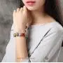 Zittop Bracelet Colorful Ceramic Handmade Simple Ethnic Style Variety of Shapes Elastic Hand Chain for Women Girls (A) (heaet)