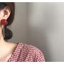 Red Lollipop Drop Earrings for Women Girls Kids Cute Candy Dangle Earring Resin Simulation Food Earrings Trendy Style Candy Resin Drop Earrings for Teens Children Funny Jewelry