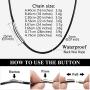 Richsteel Men Women Black/Brown Braided Wax Rope Necklace 2/3mm Wide 16”18'' 20'' 22'' 24'' 26'' 28'' 30'' Length Leather Necklace with Customizable Stainless Steel Clasp Waterproof